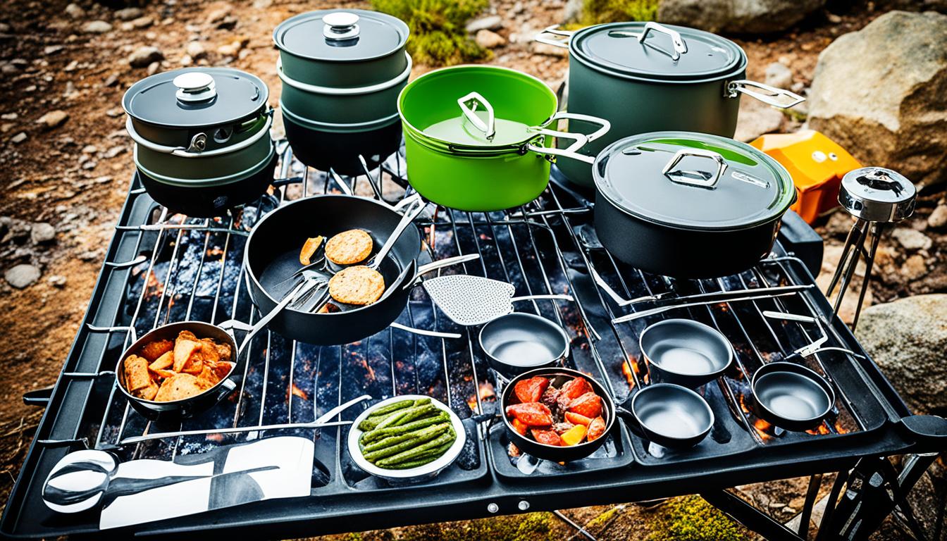 outdoor Kochsets für Campingreisen