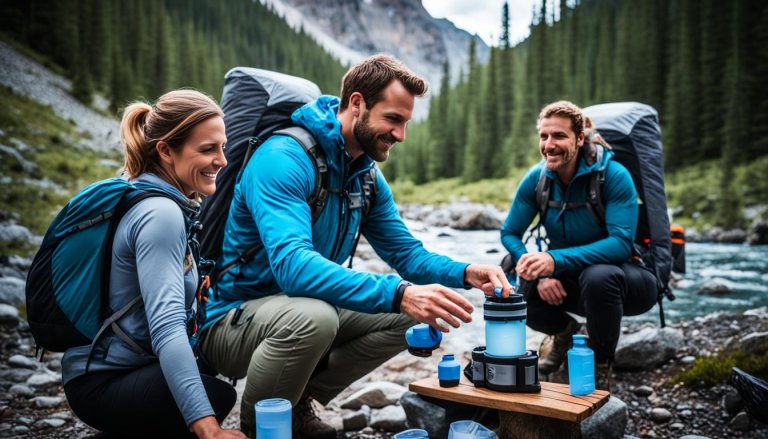 tragbare Wasserfilter für Abenteuerreisen